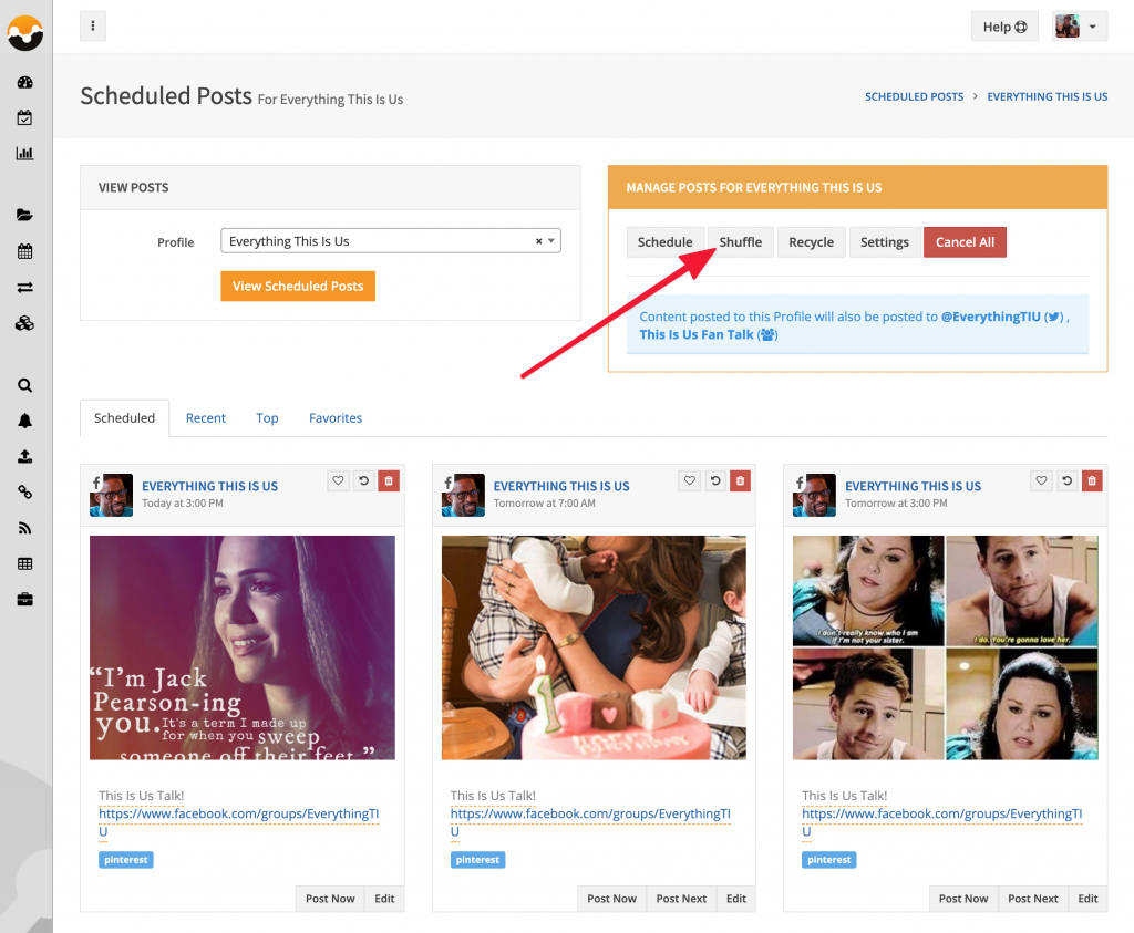 Shuffle Scheduled Posts