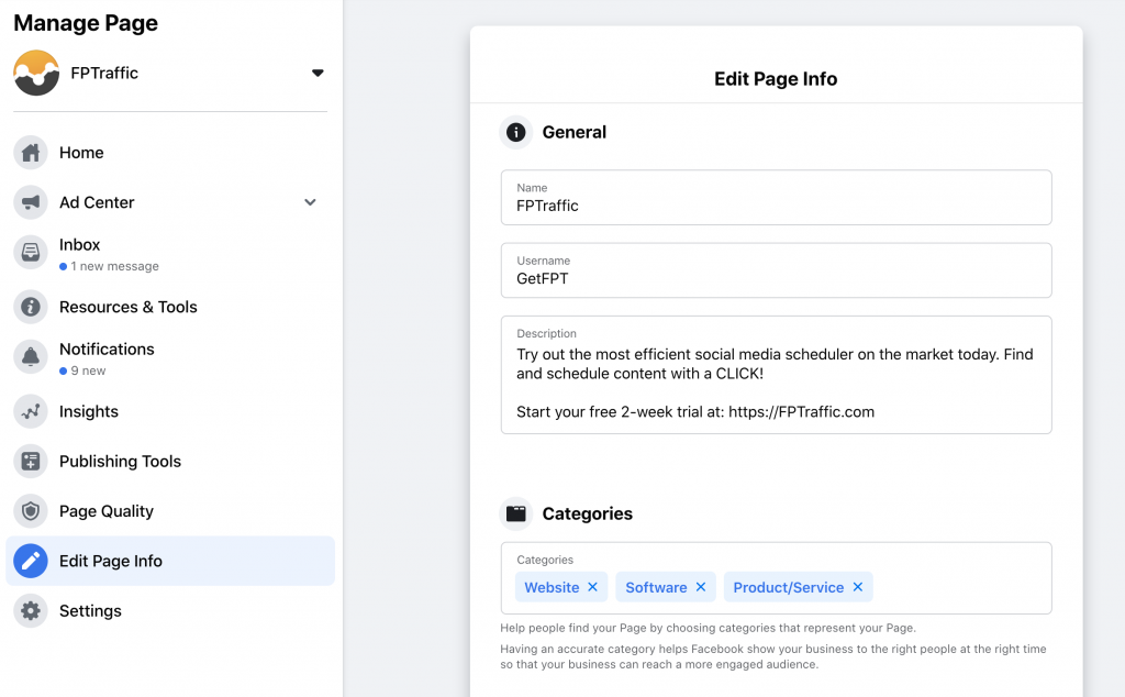 How to Create a Facebook Page: A Four-Step Guide - FPTraffic