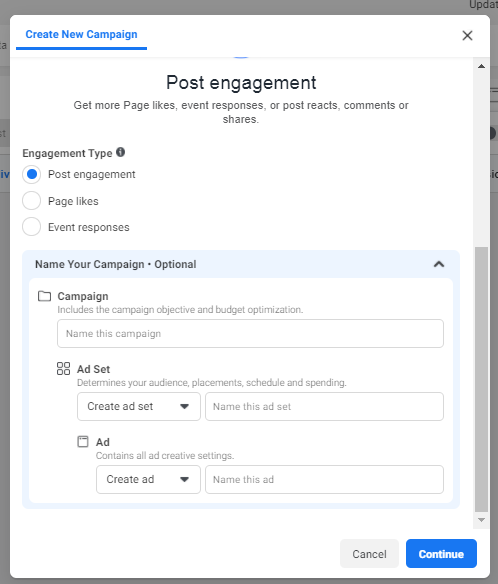 Engagement posten